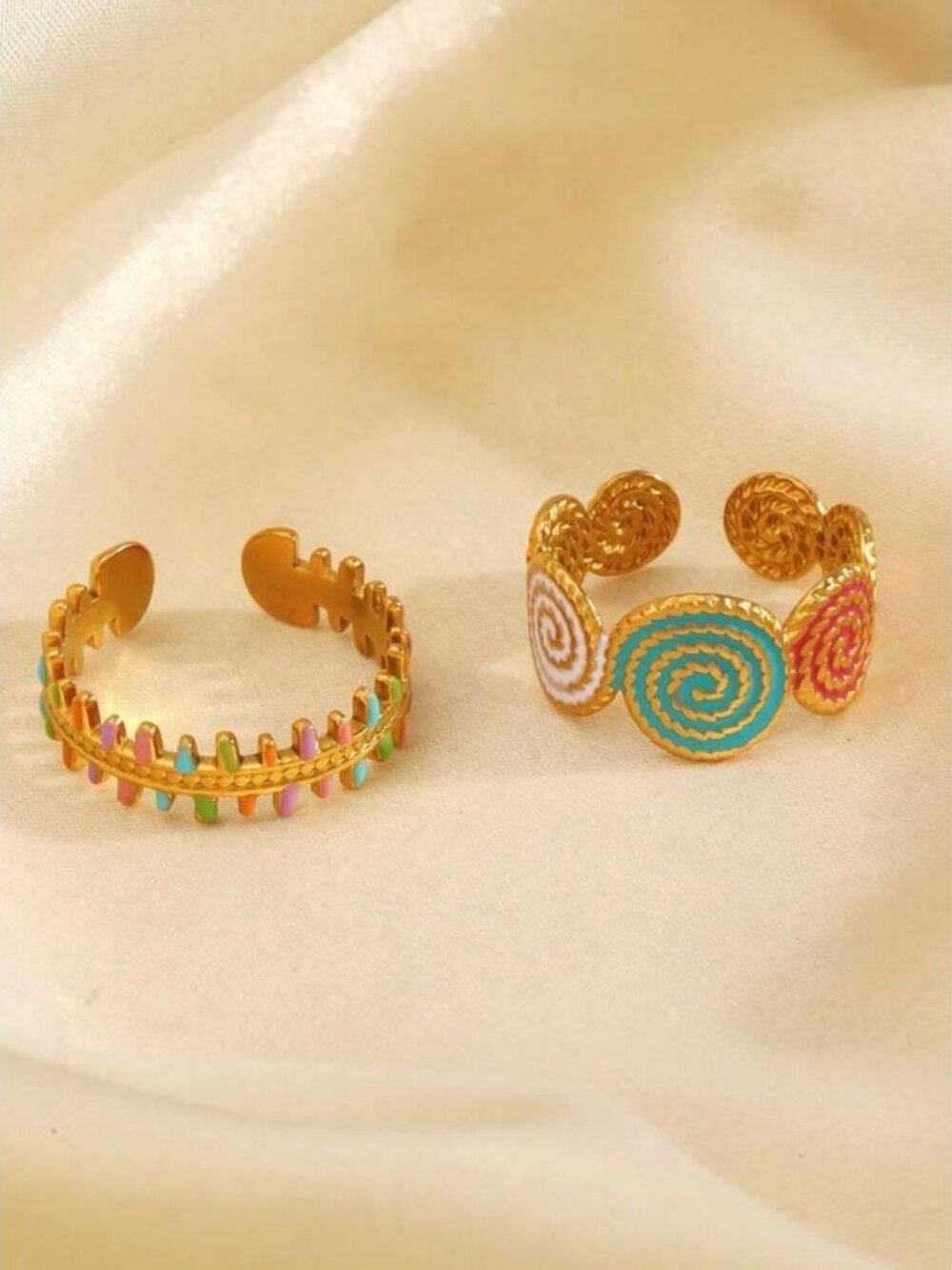 Bohosummer ring set 2562
